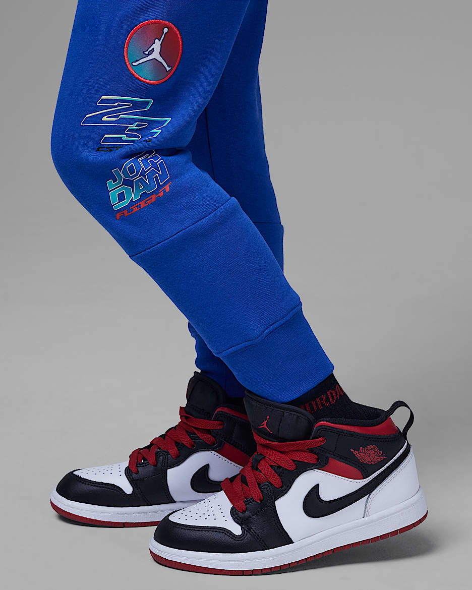 Completo in 2 pezzi con felpa pullover in fleece con cappuccio Jordan MJ Moto Bambino a. Nike IT